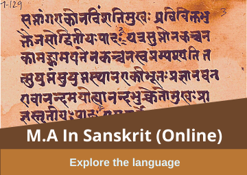 MA in Sanskrit
